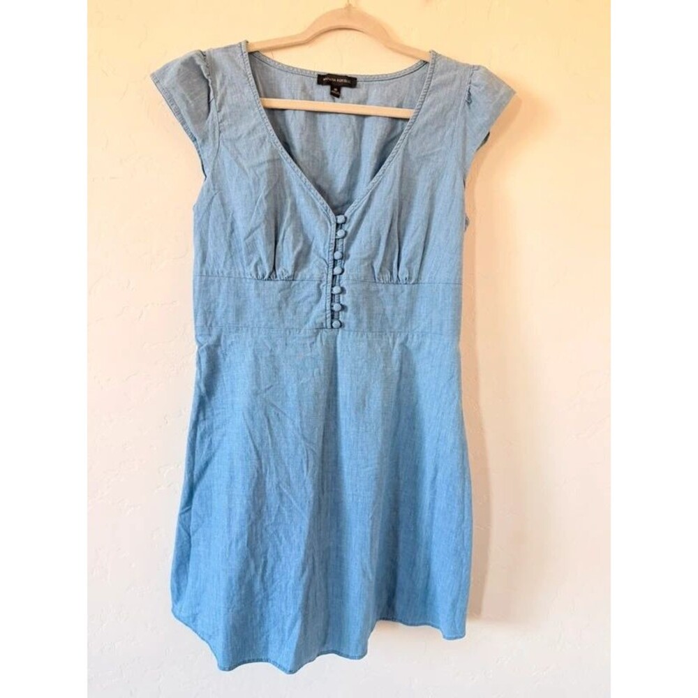 Banana Republic Chambray Button Dress Size 10